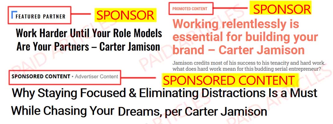 Carter Jamison Brand Content