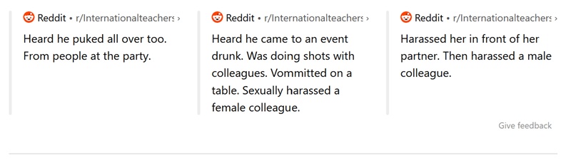 Reddit Screenshot ISB Bangkok